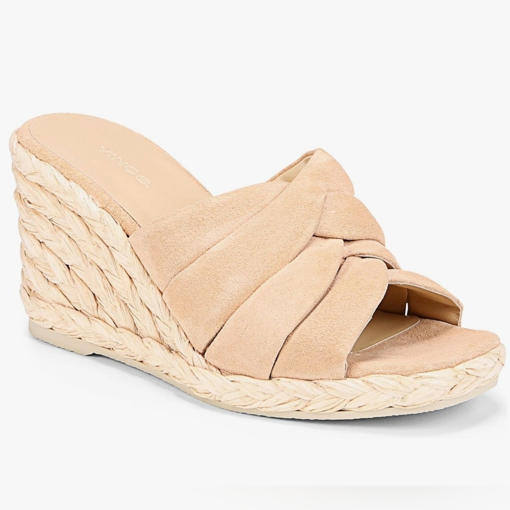 (1770) VINCE Gilian Espadrille Wedge Sandal, Size 9